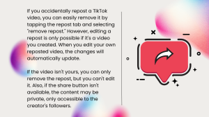 Edit TikTok Repost